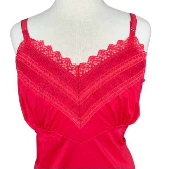 jcpenney Intimates & Sleepwear Vintage Pennys Adonna Red Lace